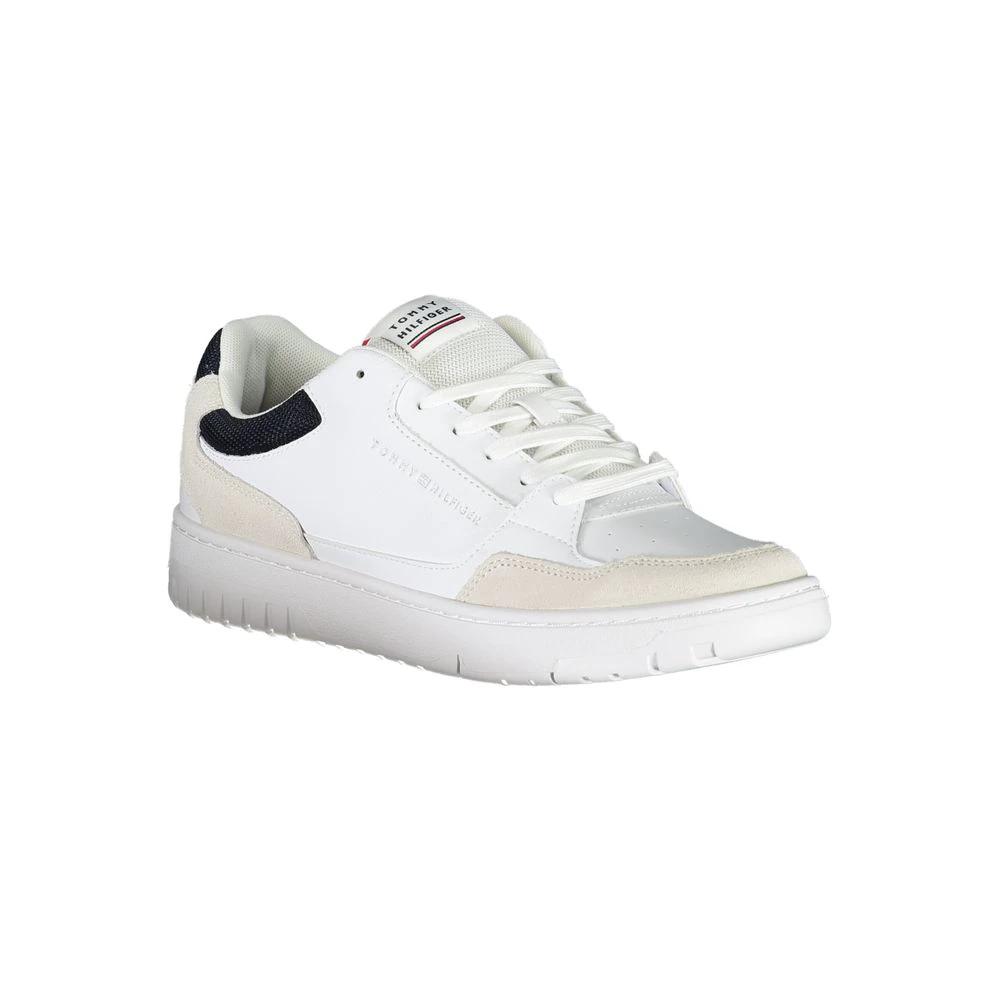 Baskets Tommy Hilfiger blanches en polyéthylène pour homme
