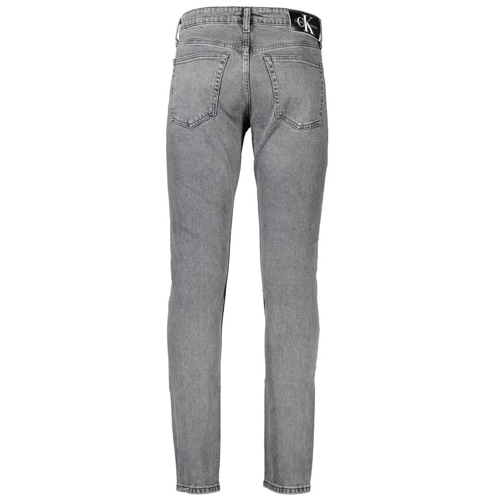 Jean Calvin Klein Grigio en coton pour homme
