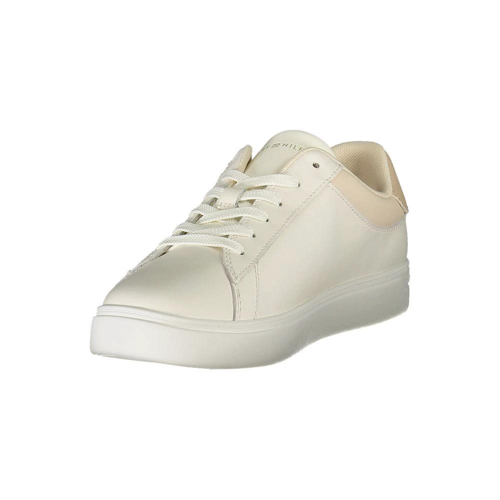 Tommy Hilfiger Beige Polyurethane Women Sneaker Tommy Hilfiger