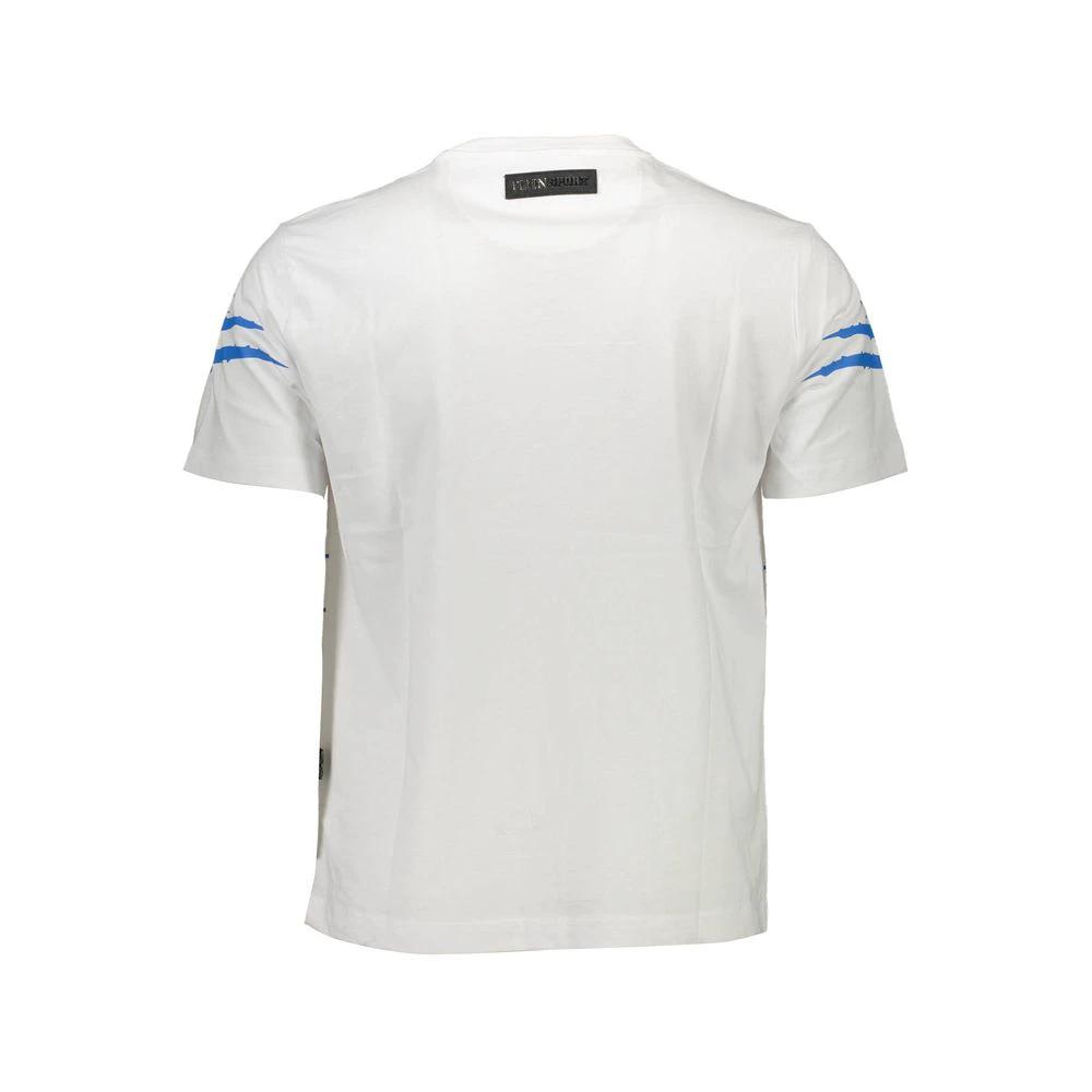 Plein Sport White Cotton Men's T-Shirt
