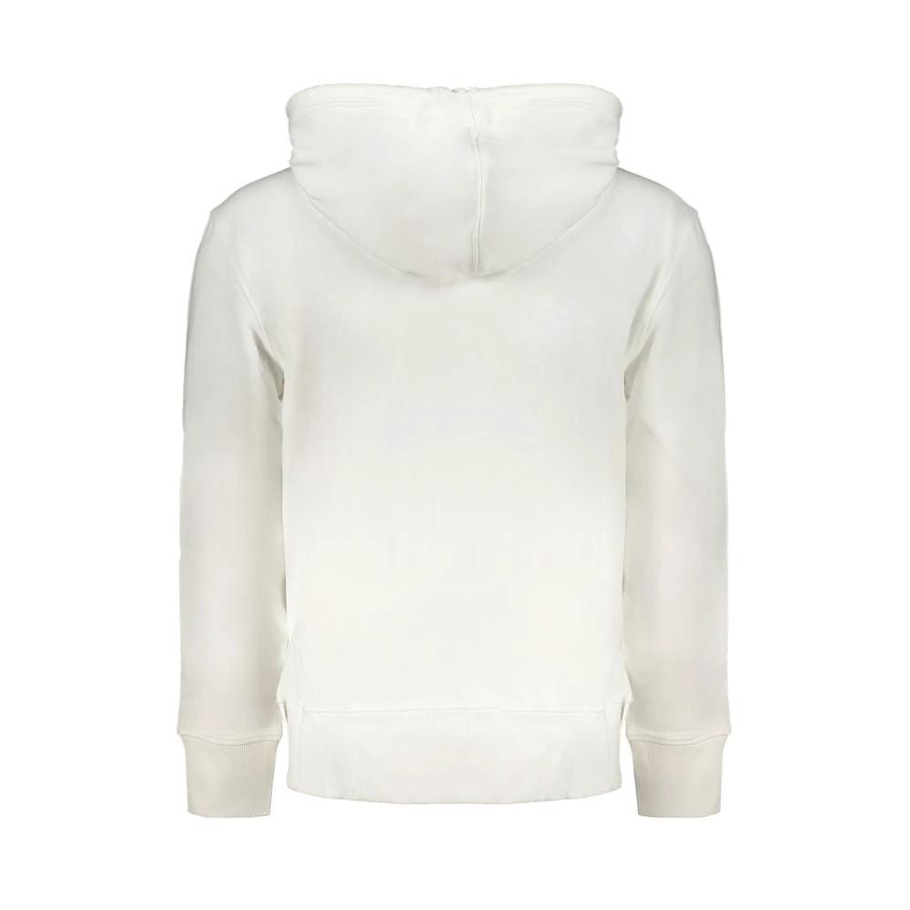 Sweat-shirt Calvin Klein blanc en coton pour homme