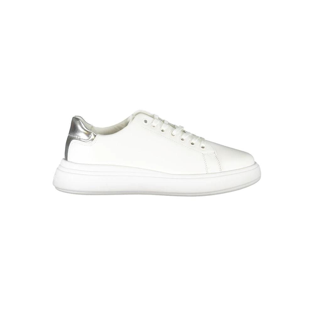 Calvin Klein Bianco Leather Women Sneaker Calvin Klein