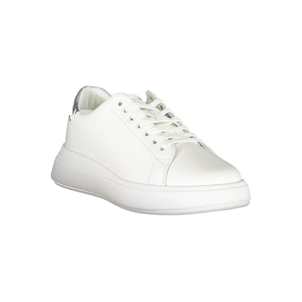 Calvin Klein Bianco Leather Women Sneaker Calvin Klein