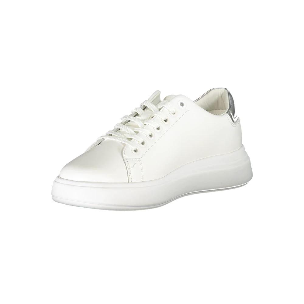 Calvin Klein Bianco Leather Women Sneaker Calvin Klein