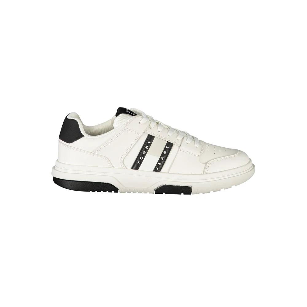 Tommy Hilfiger Bianco Polyurethane Men Sneaker Tommy Hilfiger