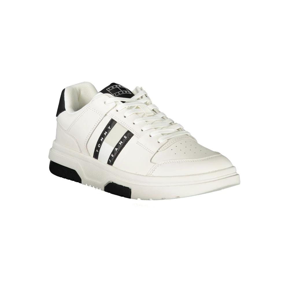 Tommy Hilfiger Bianco Polyurethane Men Sneaker Tommy Hilfiger