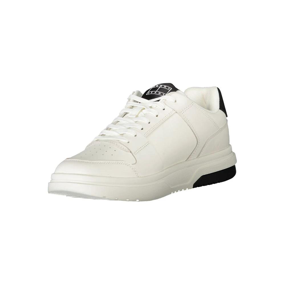 Tommy Hilfiger Bianco Polyurethane Men Sneaker Tommy Hilfiger