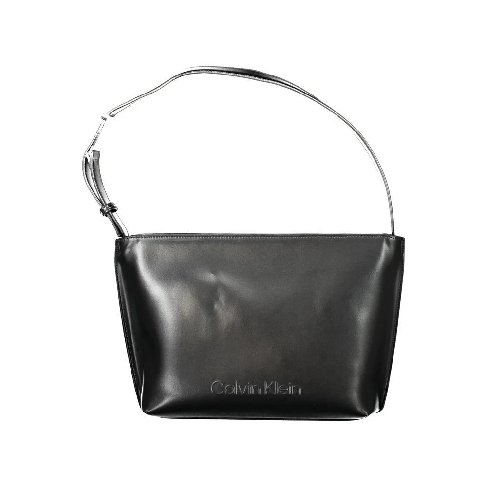 Sac bandoulière Calvin Klein noir en polyester pour femme