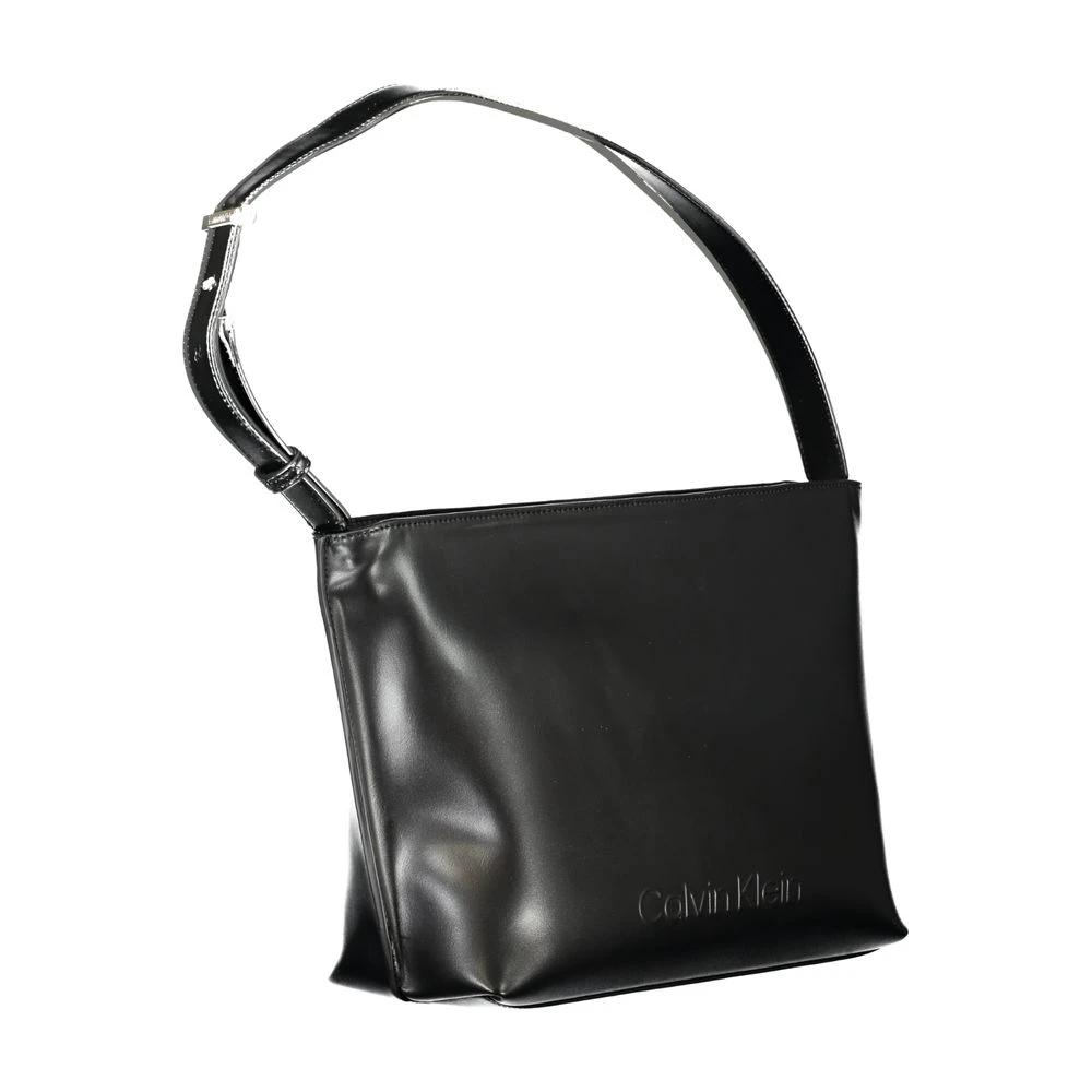 Calvin Klein Black Polyester Women Shoulder Bag Calvin Klein