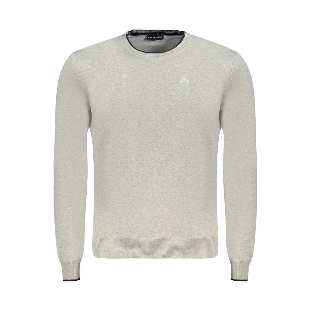 Pull en coton gris North Sails pour homme