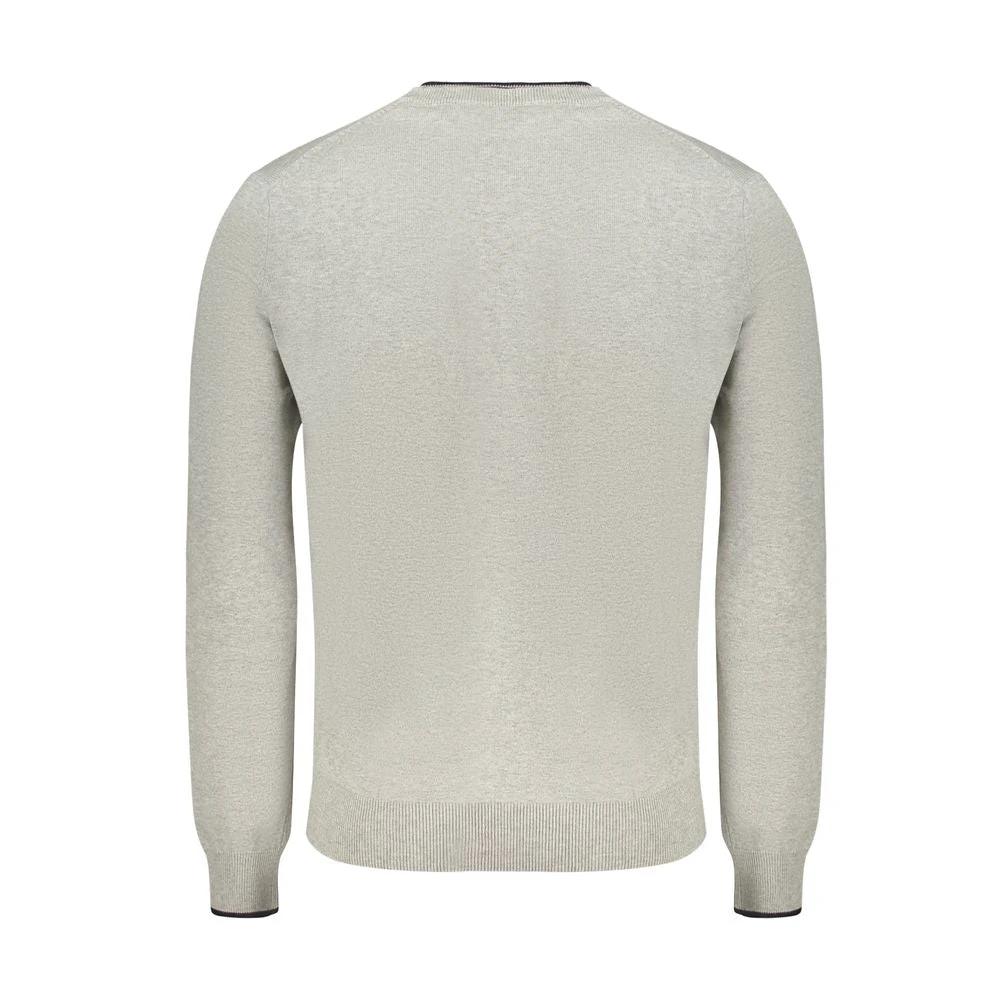 Pull en coton gris North Sails pour homme