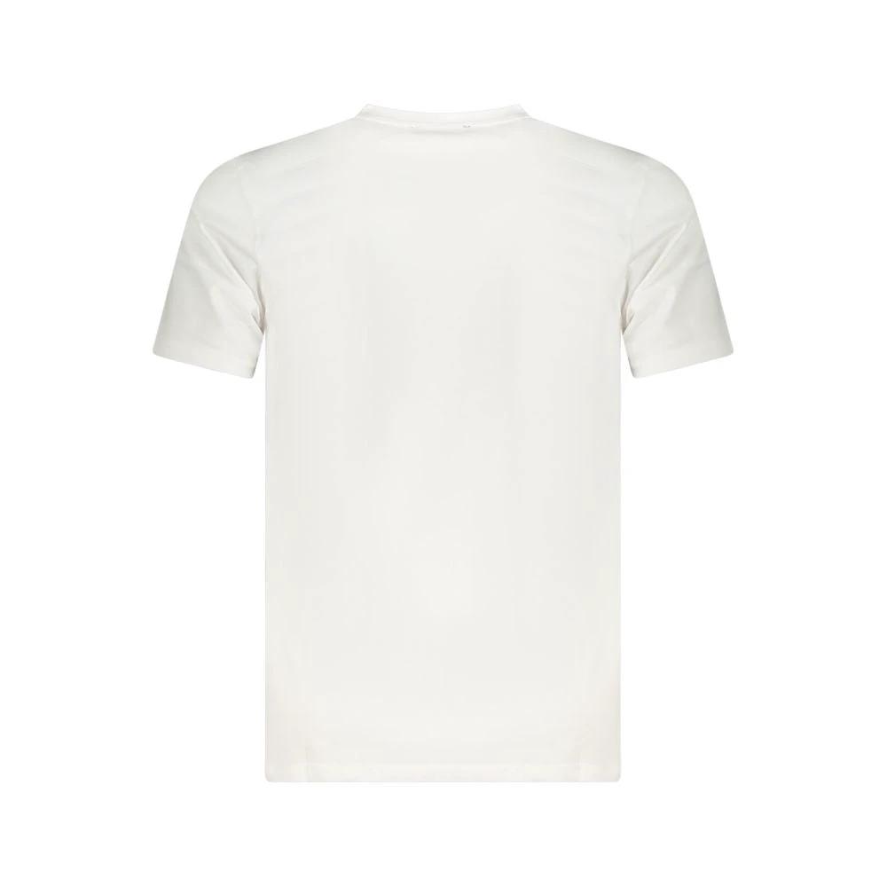 T-shirt homme Cavalli Class Bianco en coton