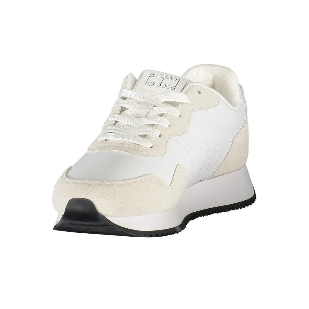 Tommy Hilfiger Bianco Leather Men Sneaker Tommy Hilfiger