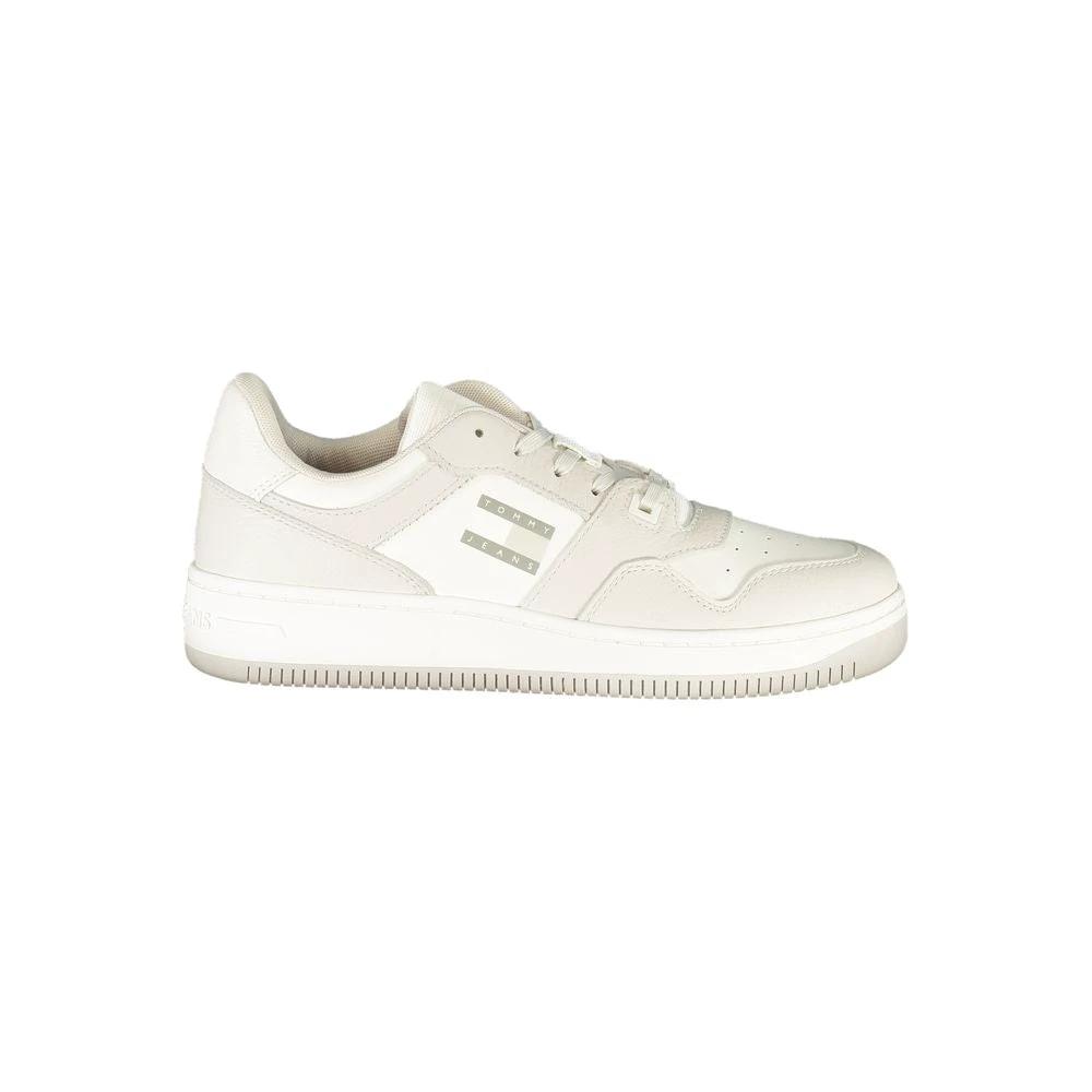 Baskets Tommy Hilfiger blanches en polyuréthane pour homme