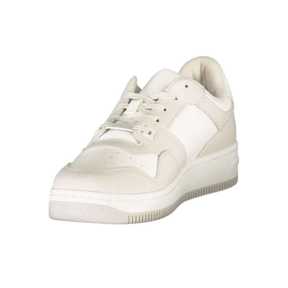 Baskets Tommy Hilfiger blanches en polyuréthane pour homme