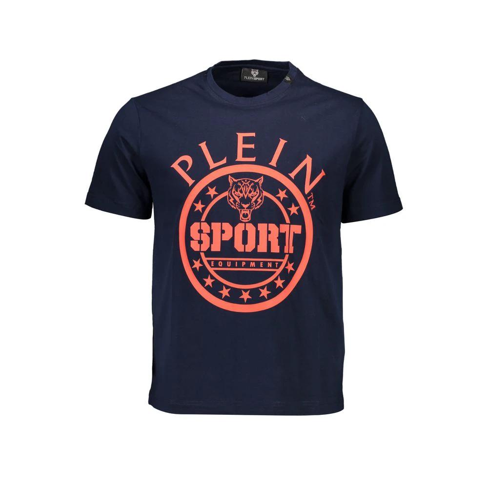 Plein Sport Blue Cotton Men's T-Shirt
