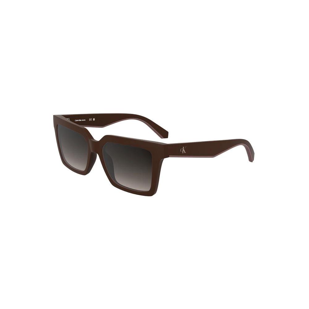Calvin Klein Red Bio-Based Fabric Women Sunglass Calvin Klein