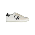 Baskets Calvin Klein en cuir blanc pour femme