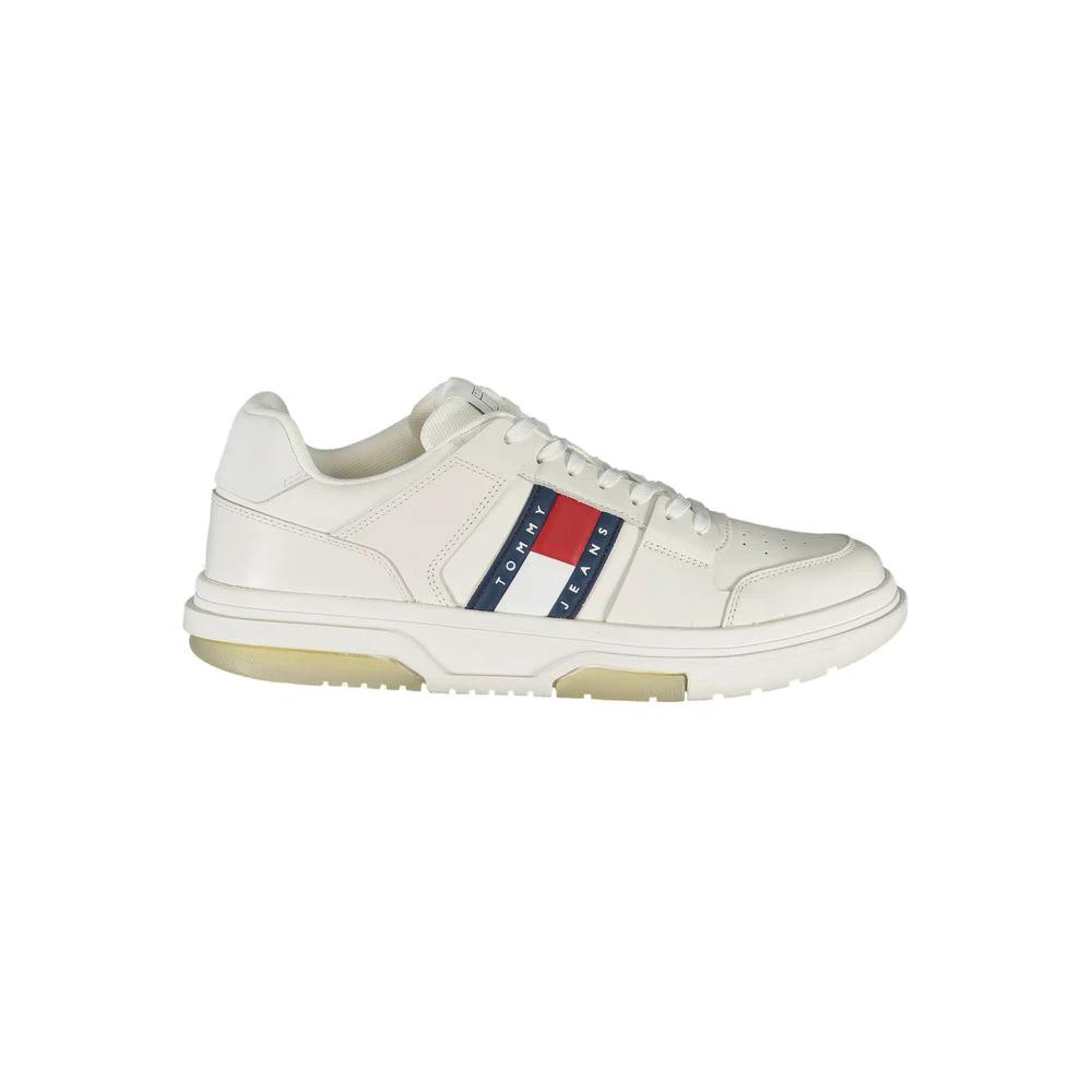 Tommy Hilfiger Bianco Poliuretano Men Sneaker Tommy Hilfiger
