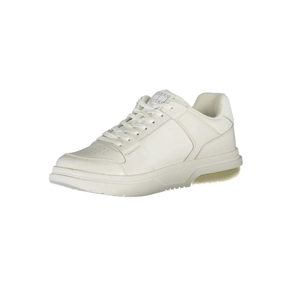 Tommy Hilfiger Bianco Poliuretano Men Sneaker Tommy Hilfiger