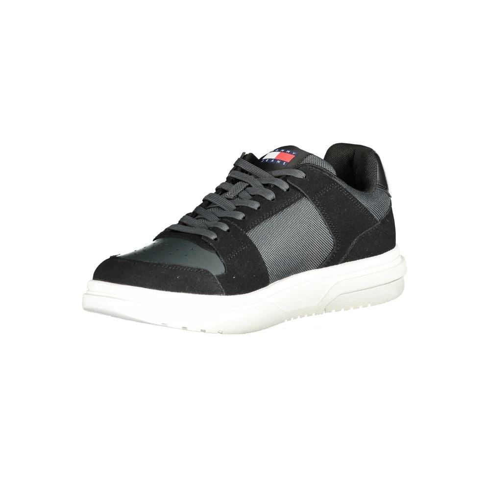 Baskets Tommy Hilfiger en cuir noir pour homme
