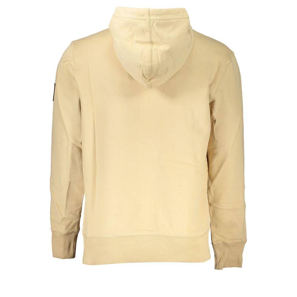 Sweat-shirt Calvin Klein beige en coton pour homme