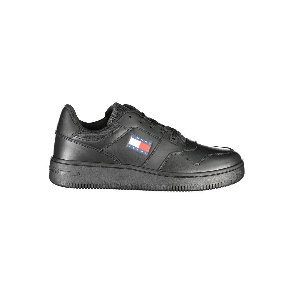 Baskets Tommy Hilfiger en cuir noir pour homme