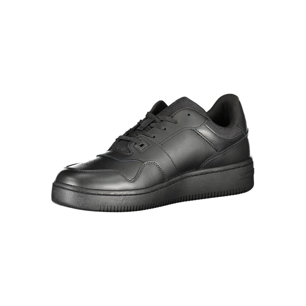 Baskets Tommy Hilfiger en cuir noir pour homme