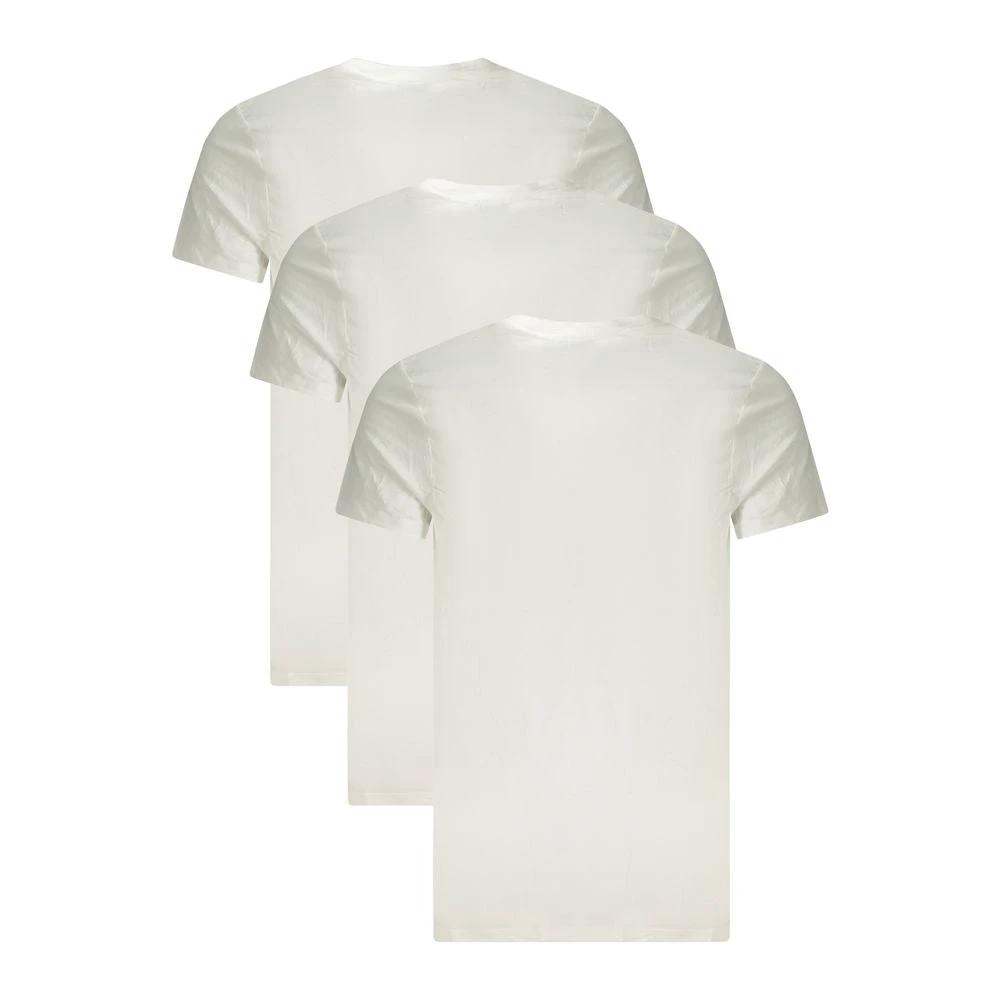 Calvin Klein White Cotton Men T-Shirt by Calvin Klein