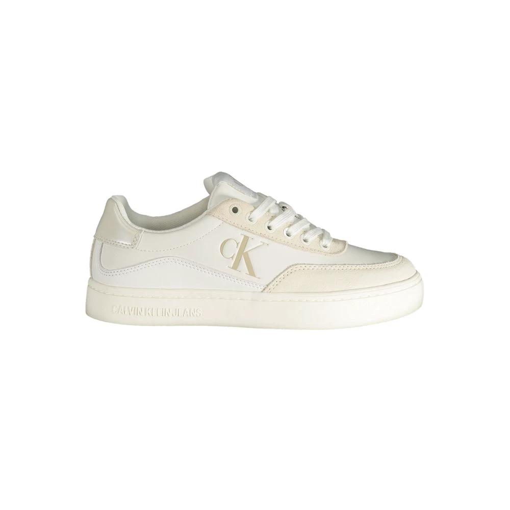 Calvin Klein Bianco Polyurethane Women Sneaker Calvin Klein