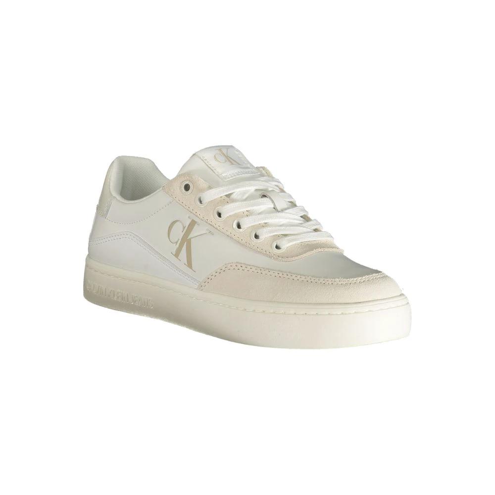 Calvin Klein Bianco Polyurethane Women Sneaker Calvin Klein