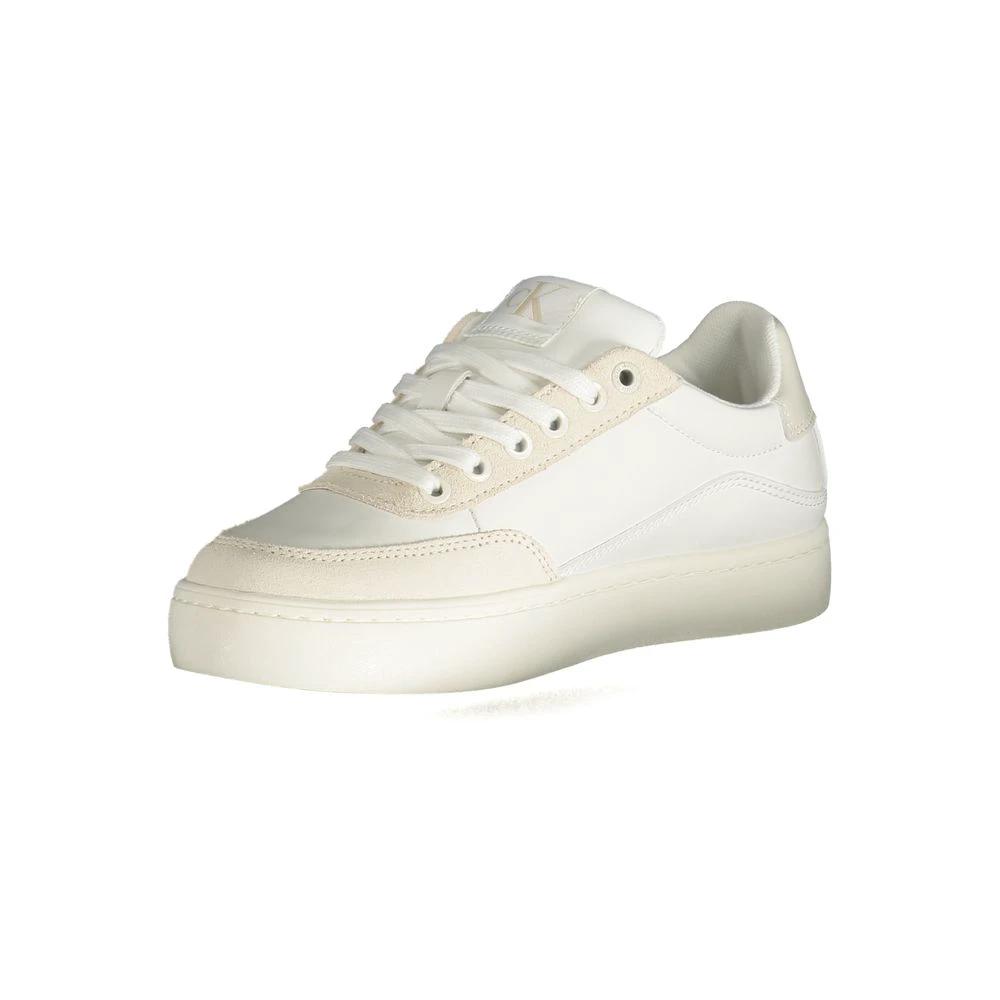 Calvin Klein Bianco Polyurethane Women Sneaker Calvin Klein