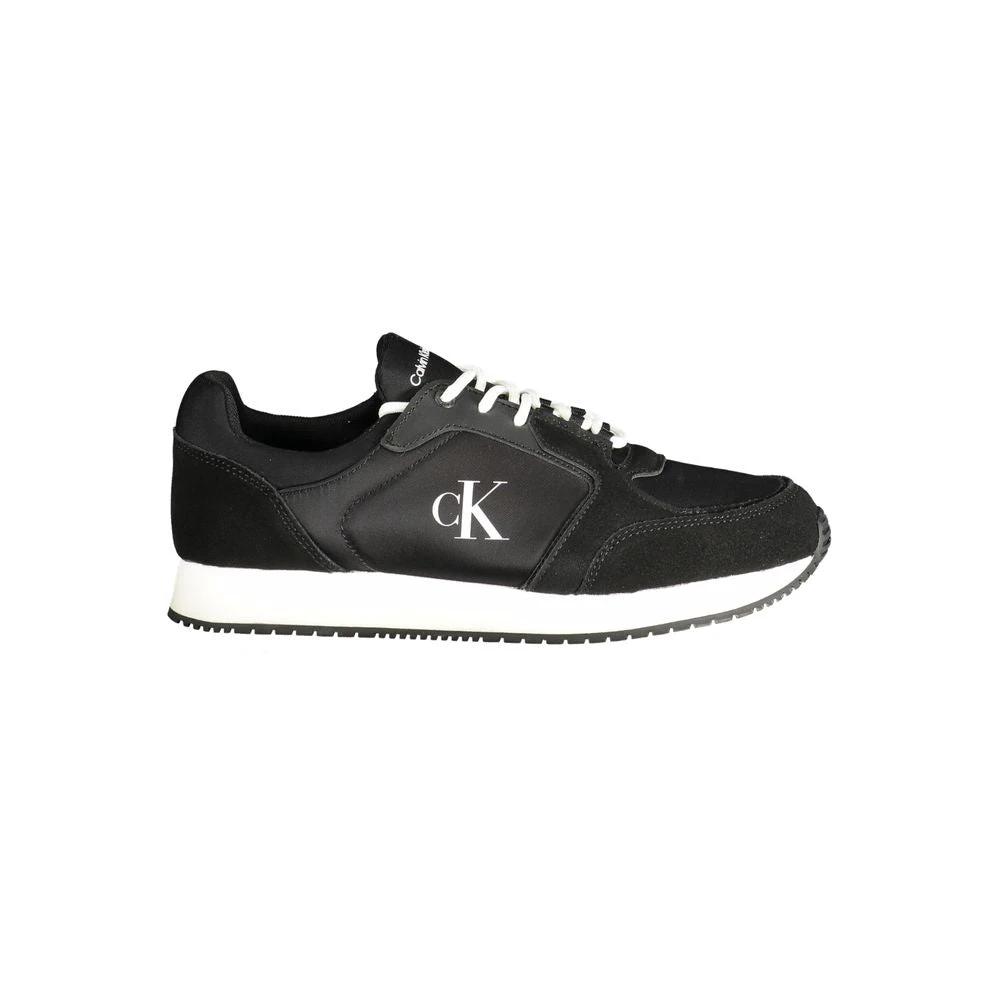 Baskets Calvin Klein noires en polyuréthane pour homme
