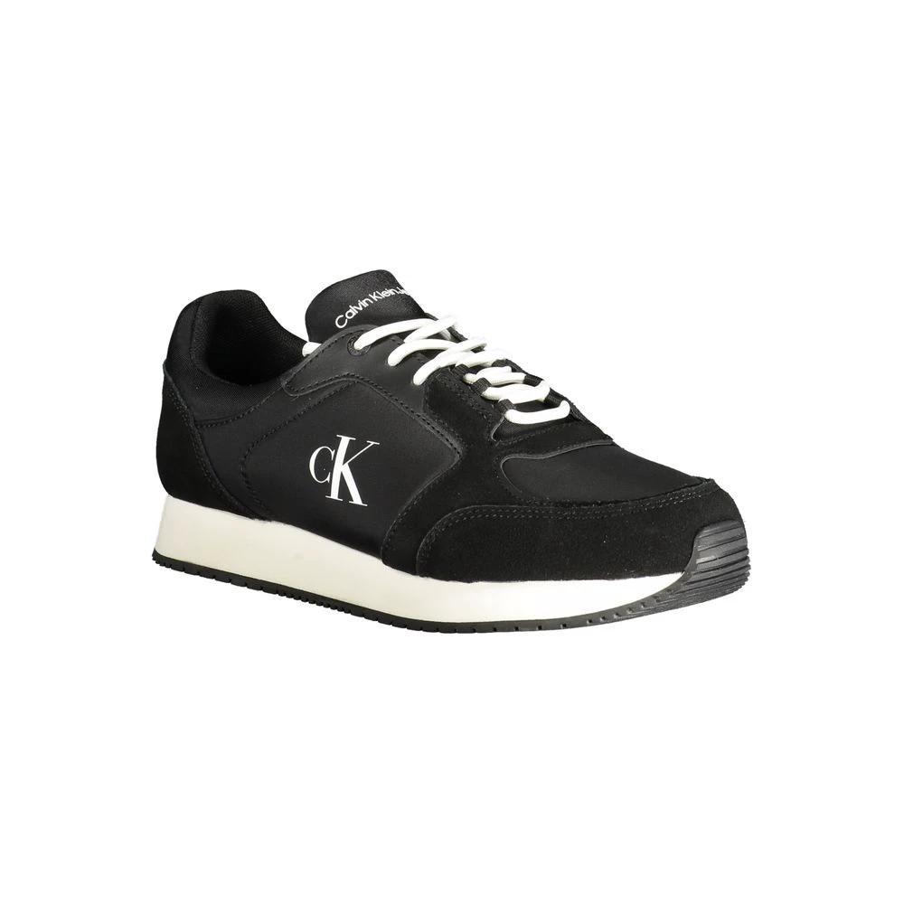 Baskets Calvin Klein noires en polyuréthane pour homme