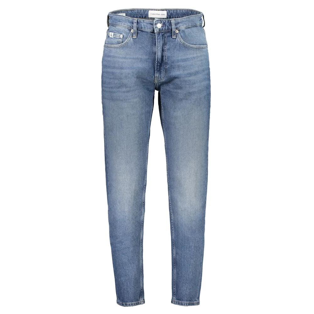 Jean fuselé en coton bleu Calvin Klein pour homme