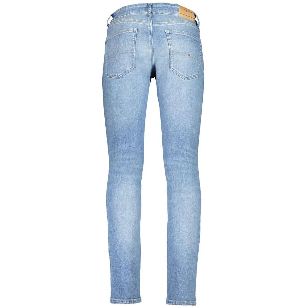 Jean slim en coton Tommy Hilfiger Azzurro pour homme