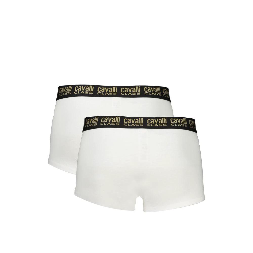 Boxers pour hommes Cavalli Class en coton blanc