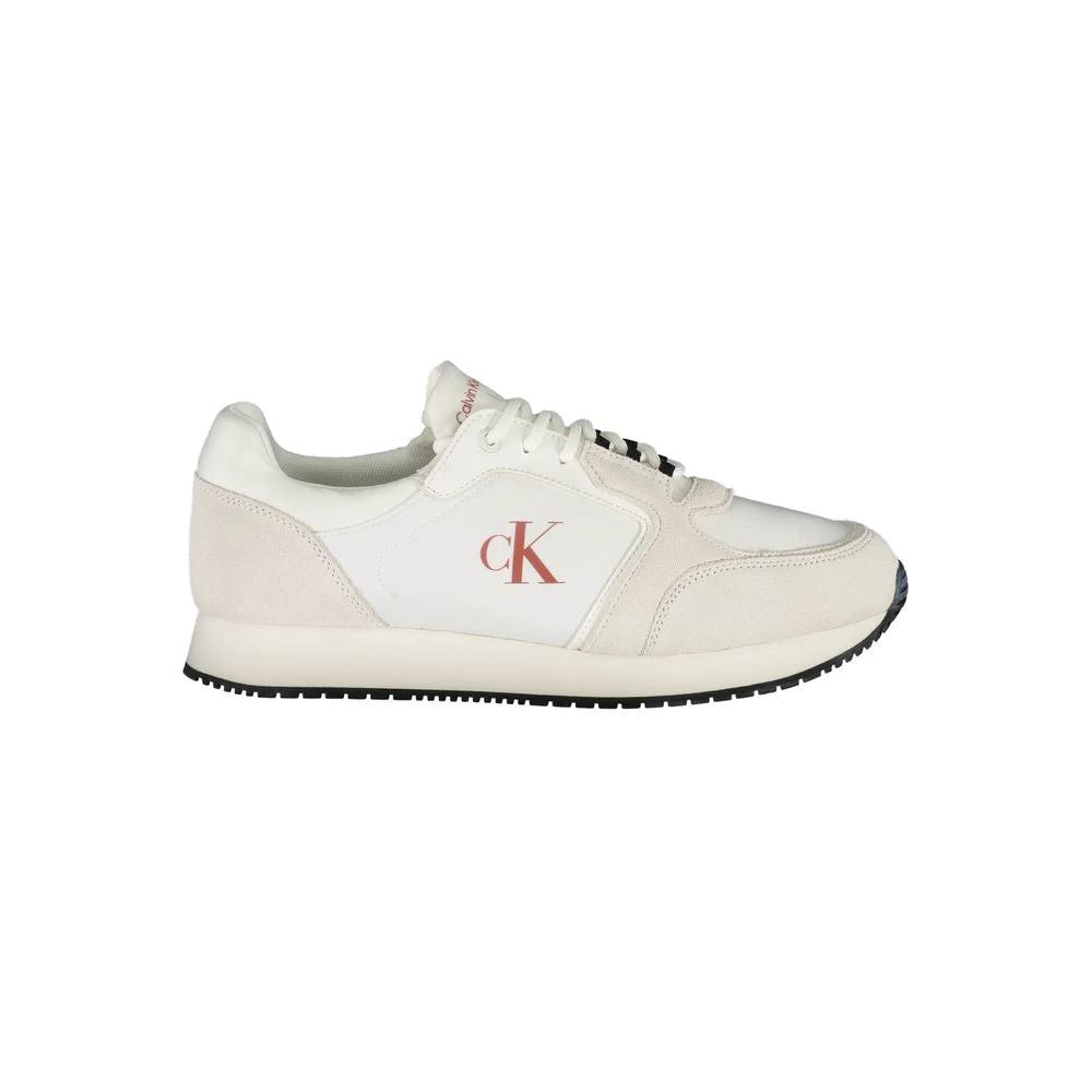 Calvin Klein White Polyurethane Men Sneaker Calvin Klein