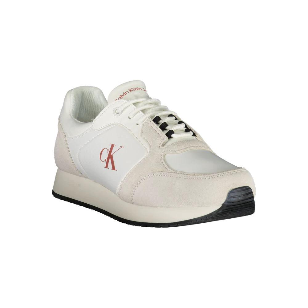 Calvin Klein White Polyurethane Men Sneaker Calvin Klein