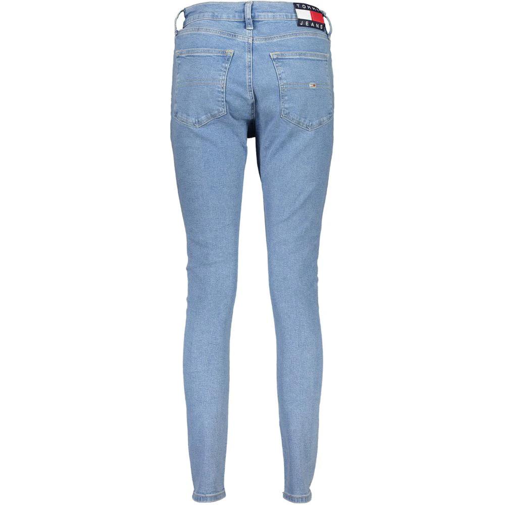 Jean Tommy Hilfiger Azzurro en coton pour femme
