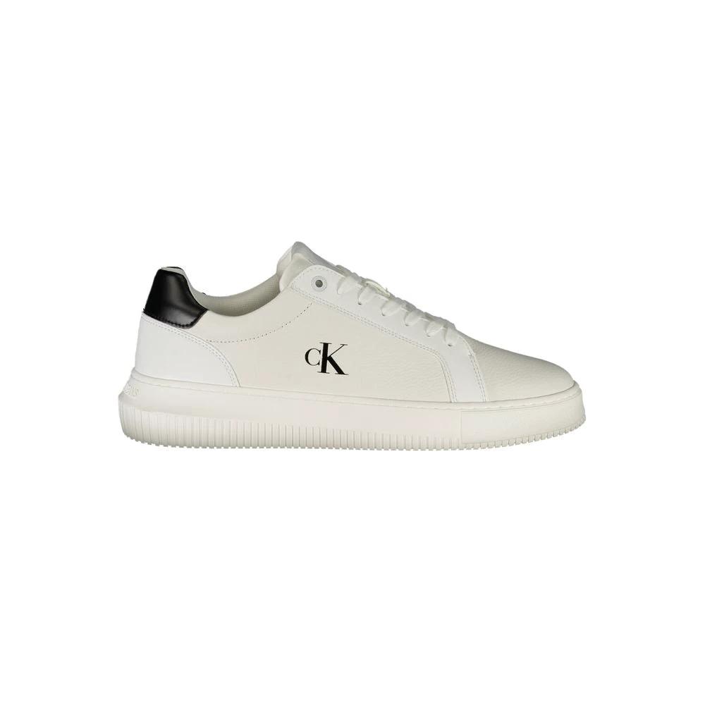 Calvin Klein Bianco Polyurethane Men Sneaker Calvin Klein
