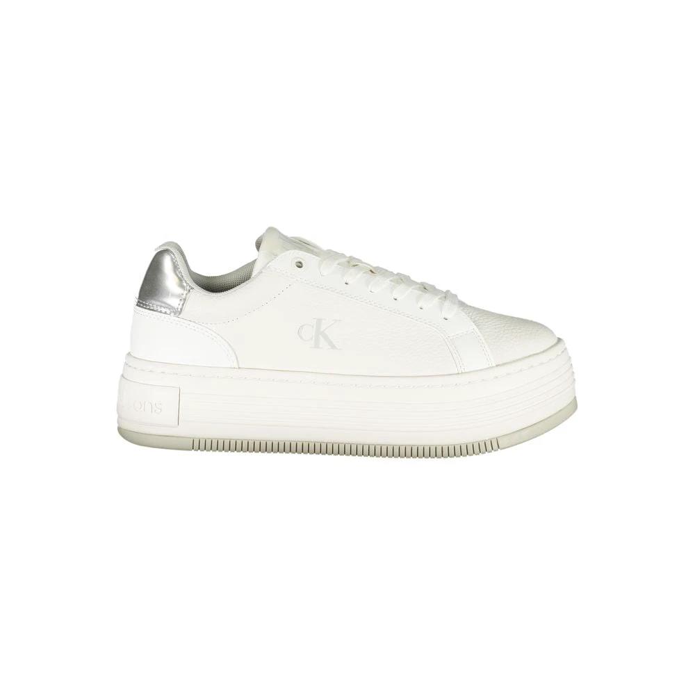 Calvin Klein Bianco Leather Women Sneaker Calvin Klein