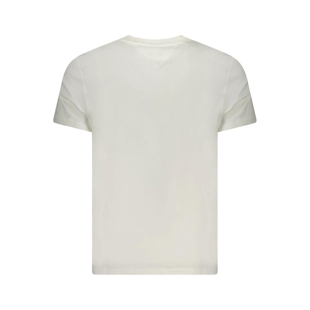 Tommy Hilfiger White Cotton Men's T-Shirt Tommy Hilfiger