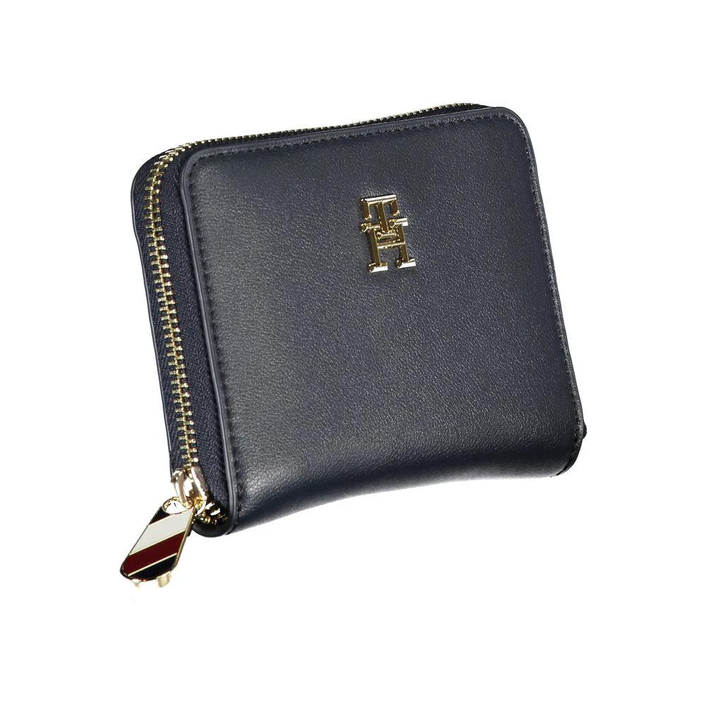 Portefeuille Tommy Hilfiger bleu en polyuréthane pour femme