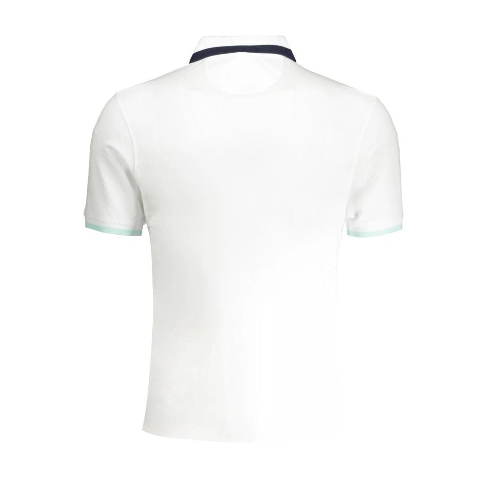 La Martina White Cotton Polo Shirt by La Martina