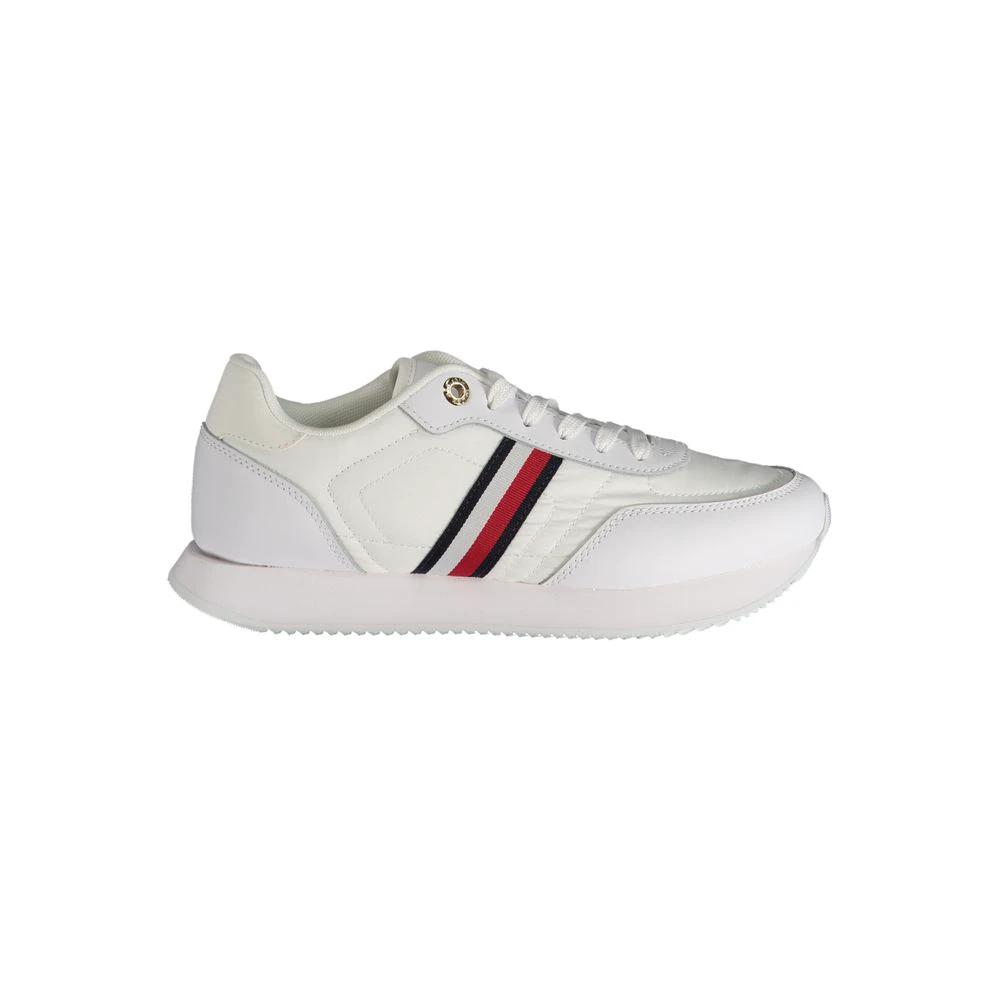 Baskets Tommy Hilfiger en cuir blanc pour femme