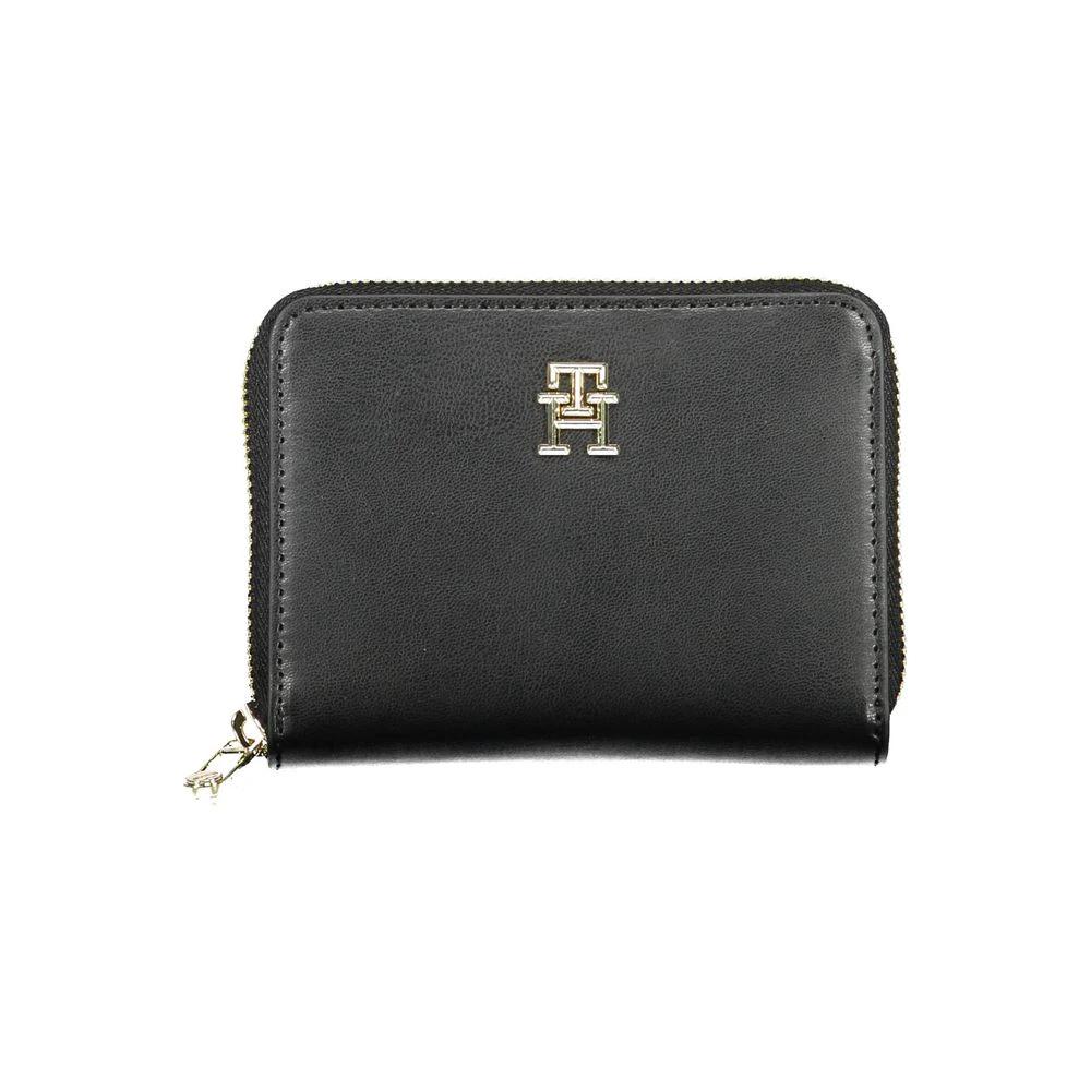 Tommy Hilfiger Black Polyurethane Women Wallet by Tommy Hilfiger