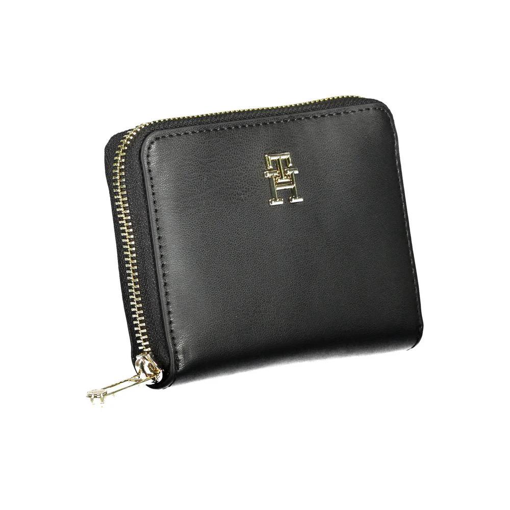Tommy Hilfiger Black Polyurethane Women Wallet by Tommy Hilfiger