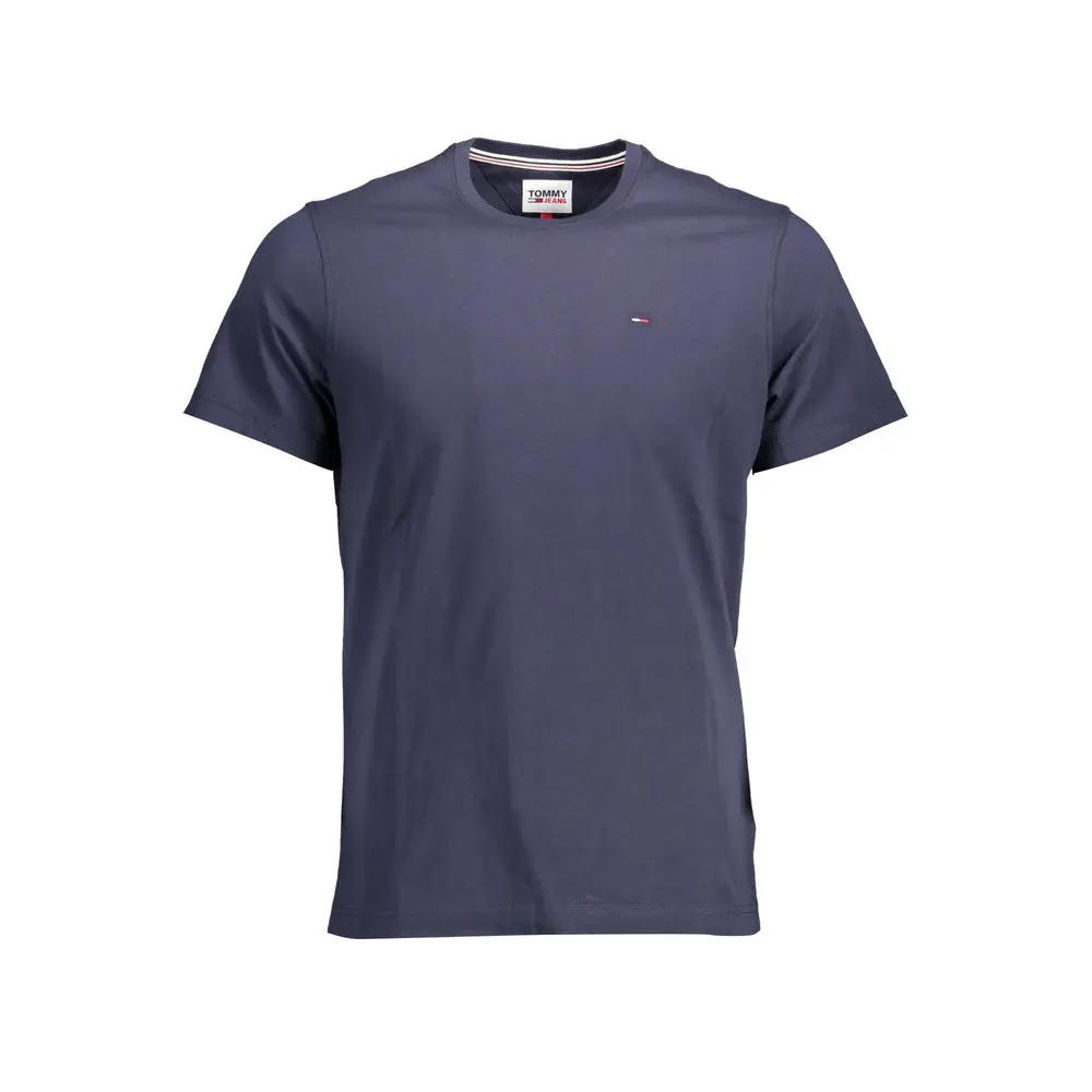 T-shirt Tommy Hilfiger bleu en coton biologique pour homme
