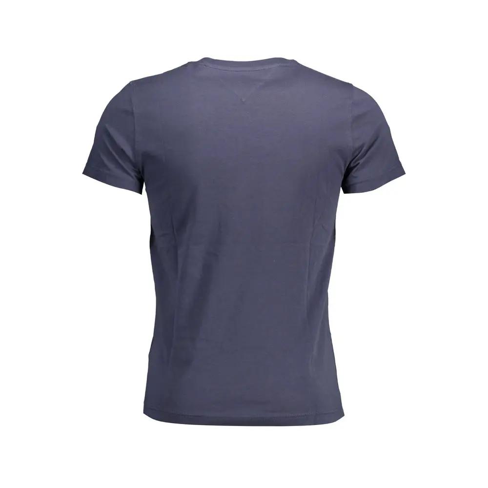 T-shirt Tommy Hilfiger bleu en coton biologique pour homme